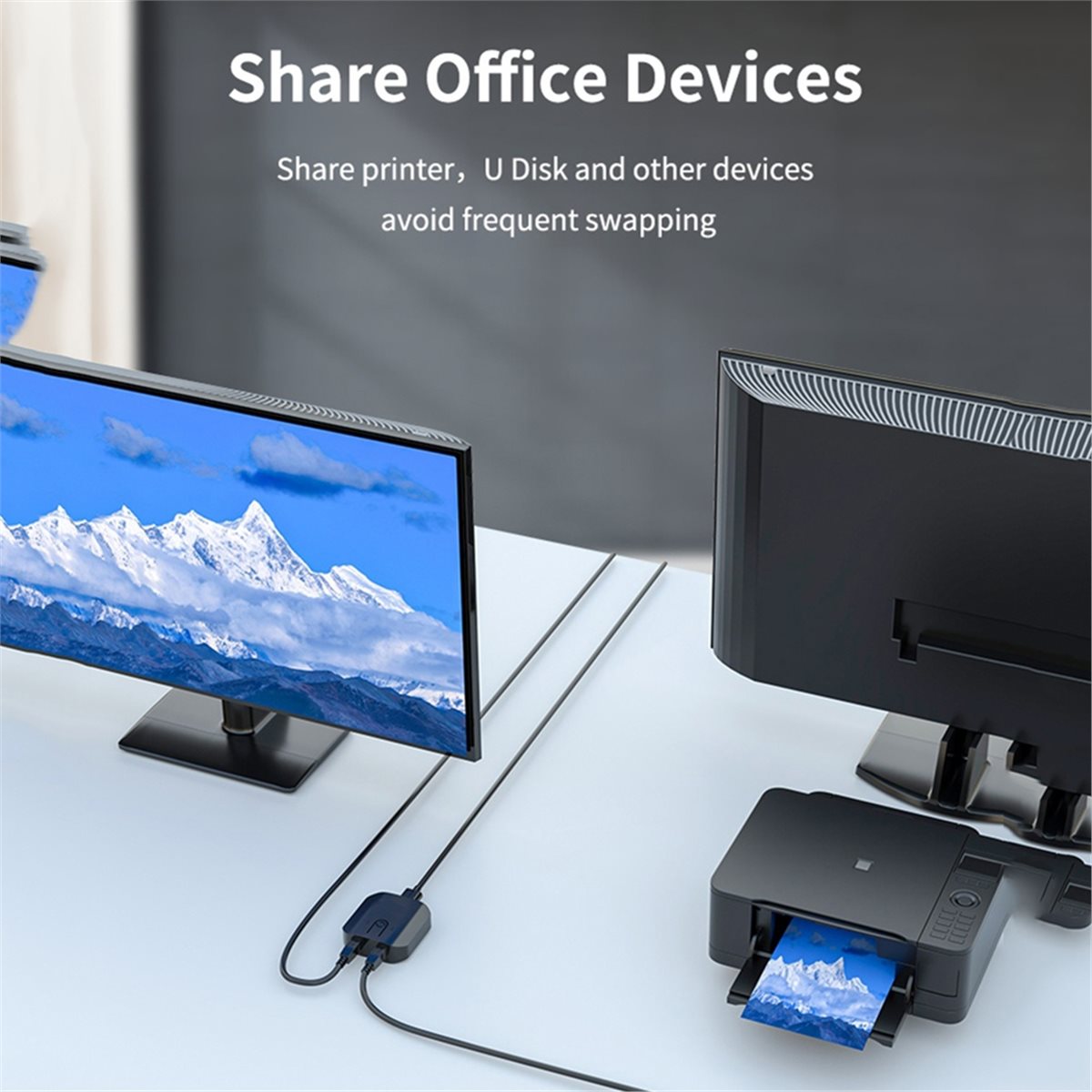 Kvm Switch Dual Monitor - обновление. KVM-переключатель 2x1 с двумя USB-портами