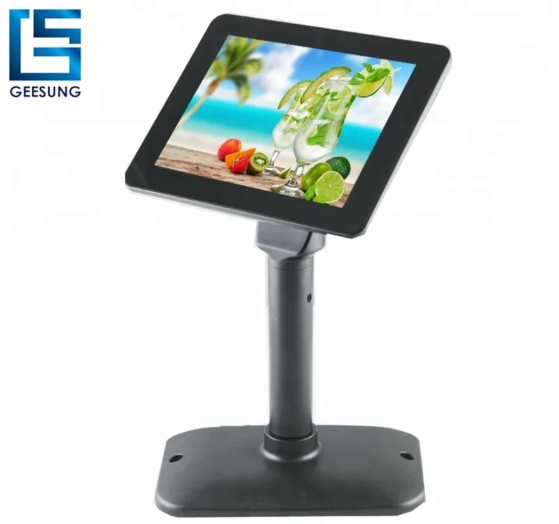 Pole Display Customer - 2026 9,7-дюймовый USB LCD-дисплей для клиентов,