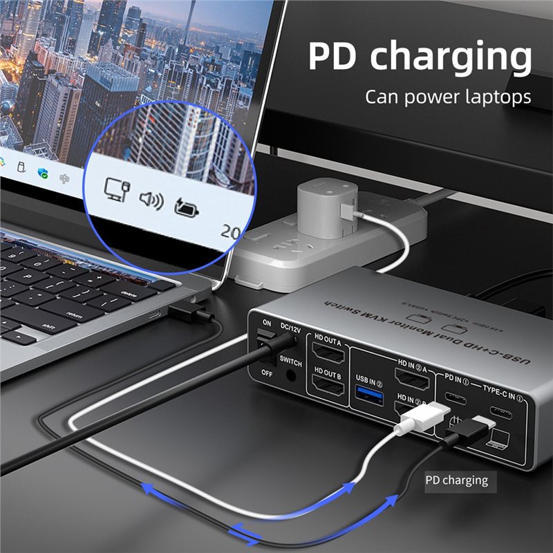 Совместимый KVM-переключатель  – обзор и цена Kvm Switch Dual Monitor