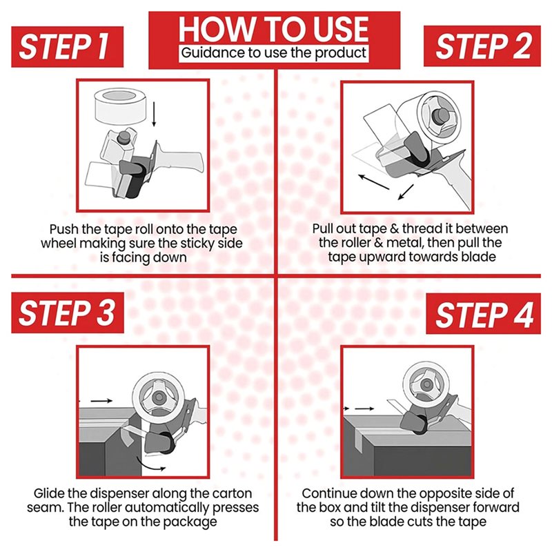 Пистолет для дозирования упако – обзор и цена Tape Gun Dispenser