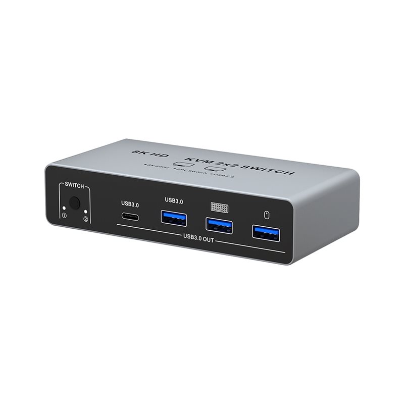 ABMF-8K - Совместимый KVM-пере – обзор и цена Kvm Switch Dual Monitor