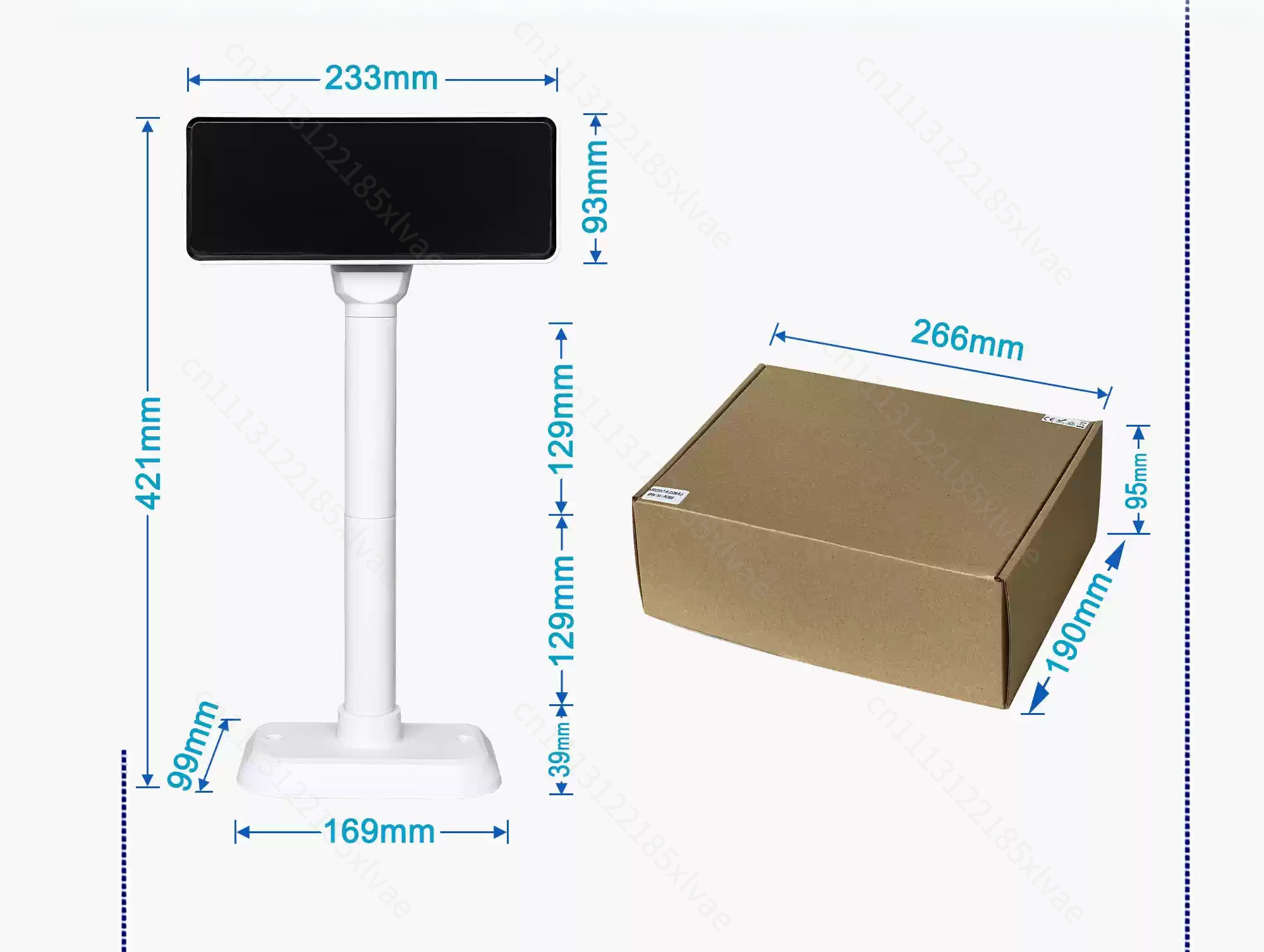 Двухцветный (черно-белый) USB- – обзор и цена Pole Display Customer